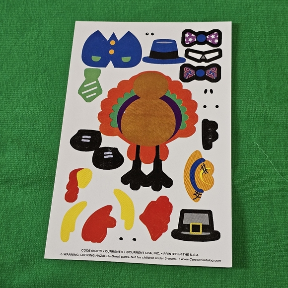 TH1:  Thanksgiving Sticker Bundle - 6 Sheets - American Greetings, Current, etc - Picture 6 of 8